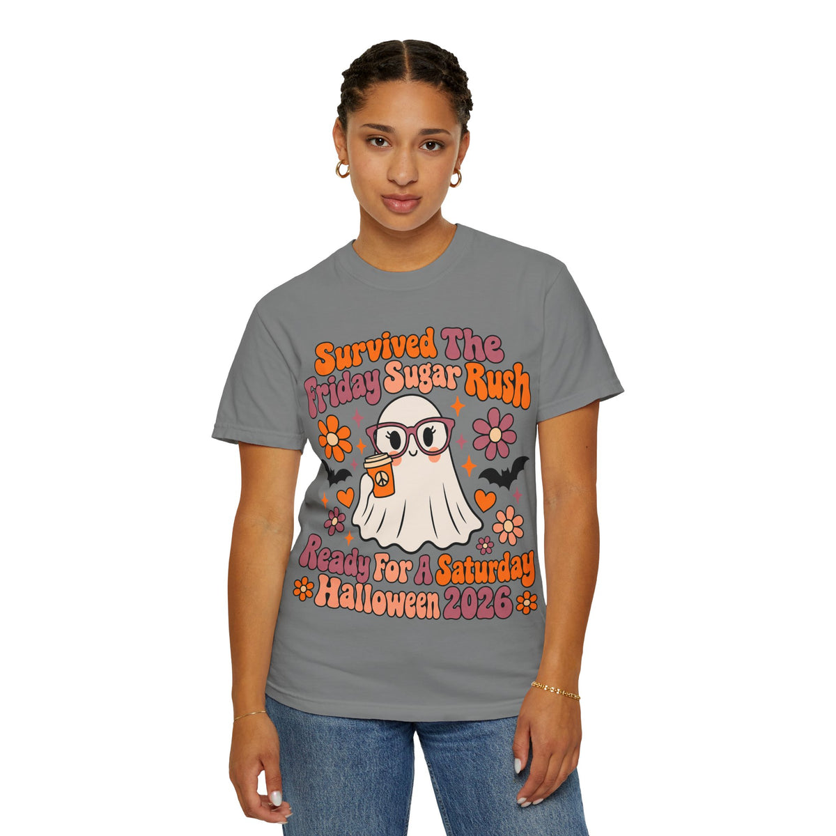 Friday Sugar Rush Halloween 2026 Comfort Colors Tee