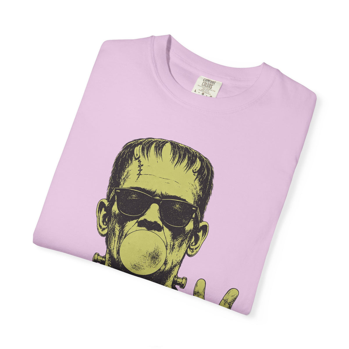 Frankenstein Bubblegum Peace Sign Comfort Colors T-Shirt