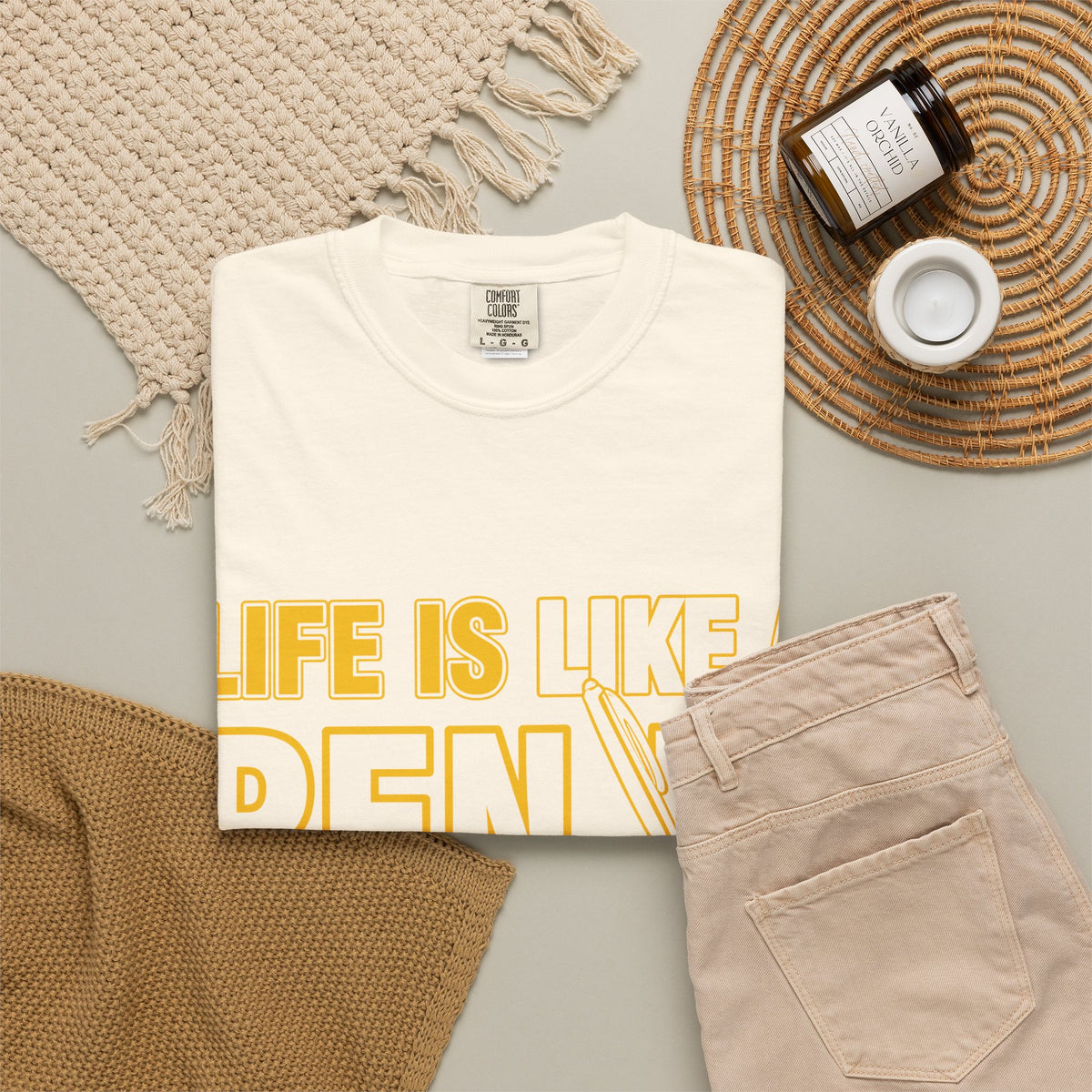 Life Is Like a Penis Adult Humor Comfort Colors T-Shirt