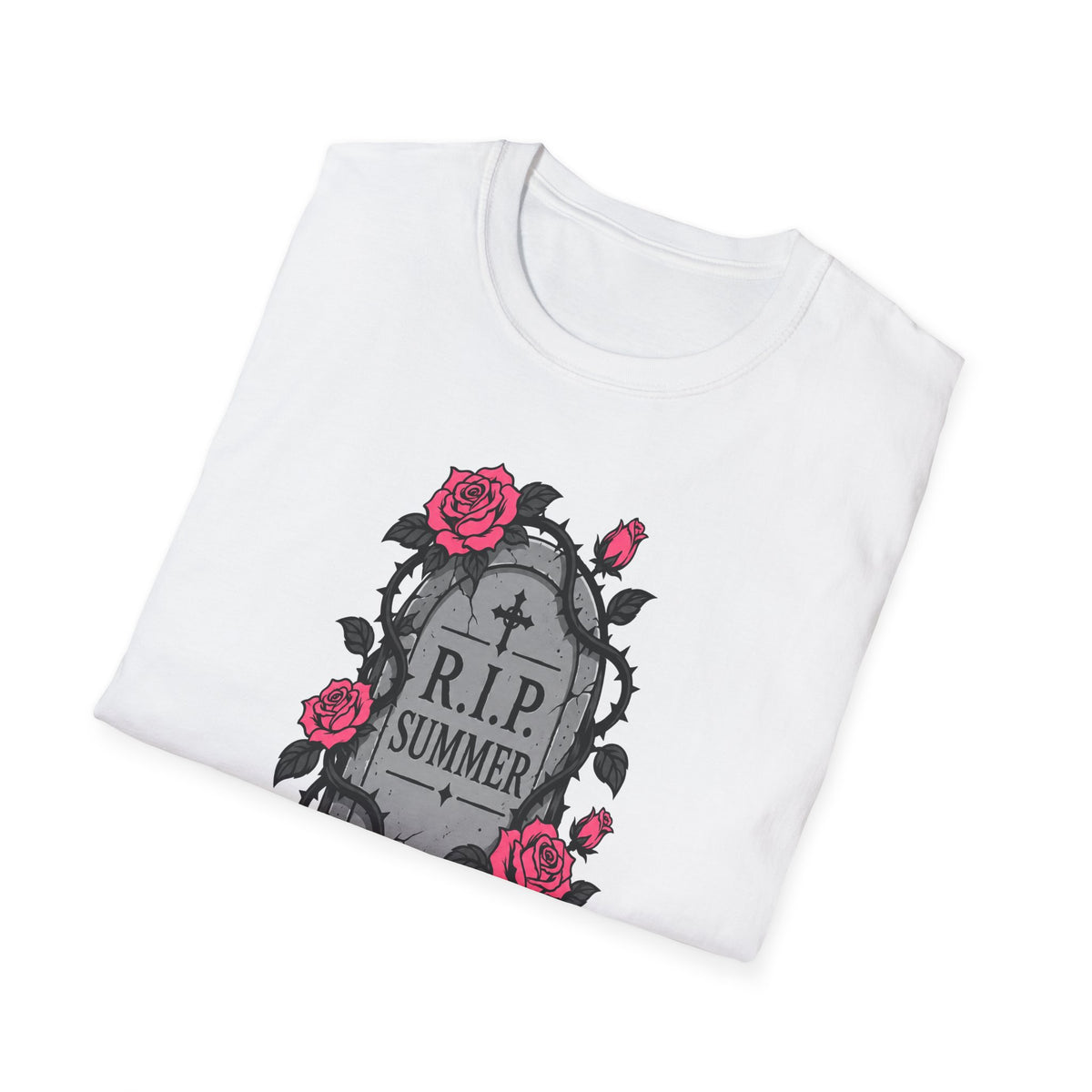RIP Summer I'm Too Spooky For This Heat Shirt – Gothic Fall Halloween Tee