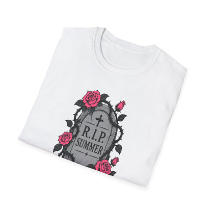 RIP Summer I'm Too Spooky For This Heat Shirt – Gothic Fall Halloween Tee