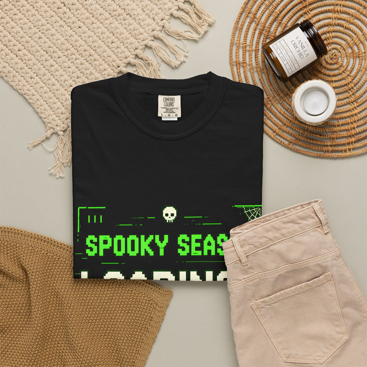 Spooky Season Loading Gamer Halloween Comfort Colors Tee