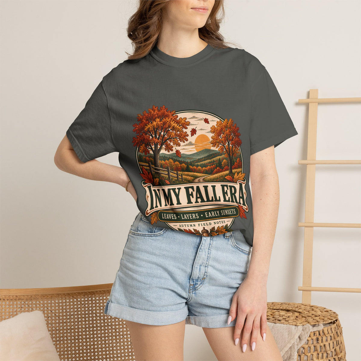 In My Fall Era Autumn Comfort Colors Graphic T-Shirt