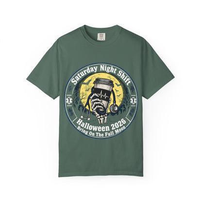 Saturday Night Shift Halloween 2026 Comfort Colors Tee
