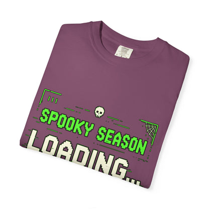 Spooky Season Loading Gamer Halloween Comfort Colors Tee