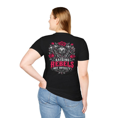 Raising Rebels Girl Dad Biker Graphic Tee
