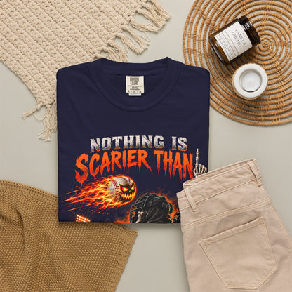 October Baseball Halloween Comfort Colors Graphic T-Shirt