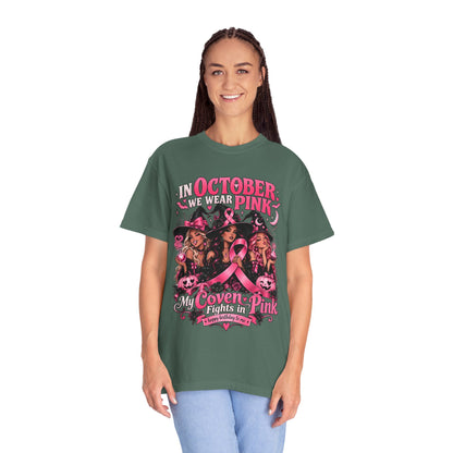 In October We Wear Pink My Coven Fights in Pink Tee