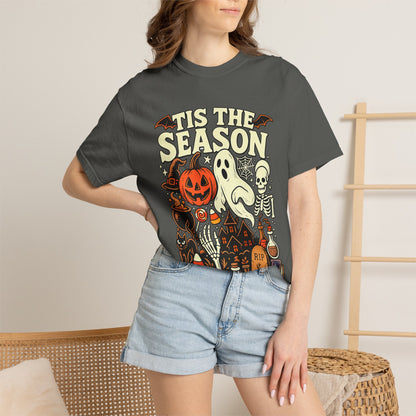 Tis the Season Spooky Halloween Comfort Colors Graphic Tee