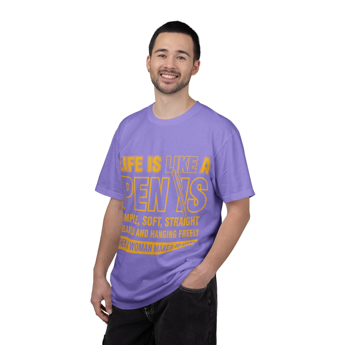 Life Is Like a Penis Adult Humor Comfort Colors T-Shirt