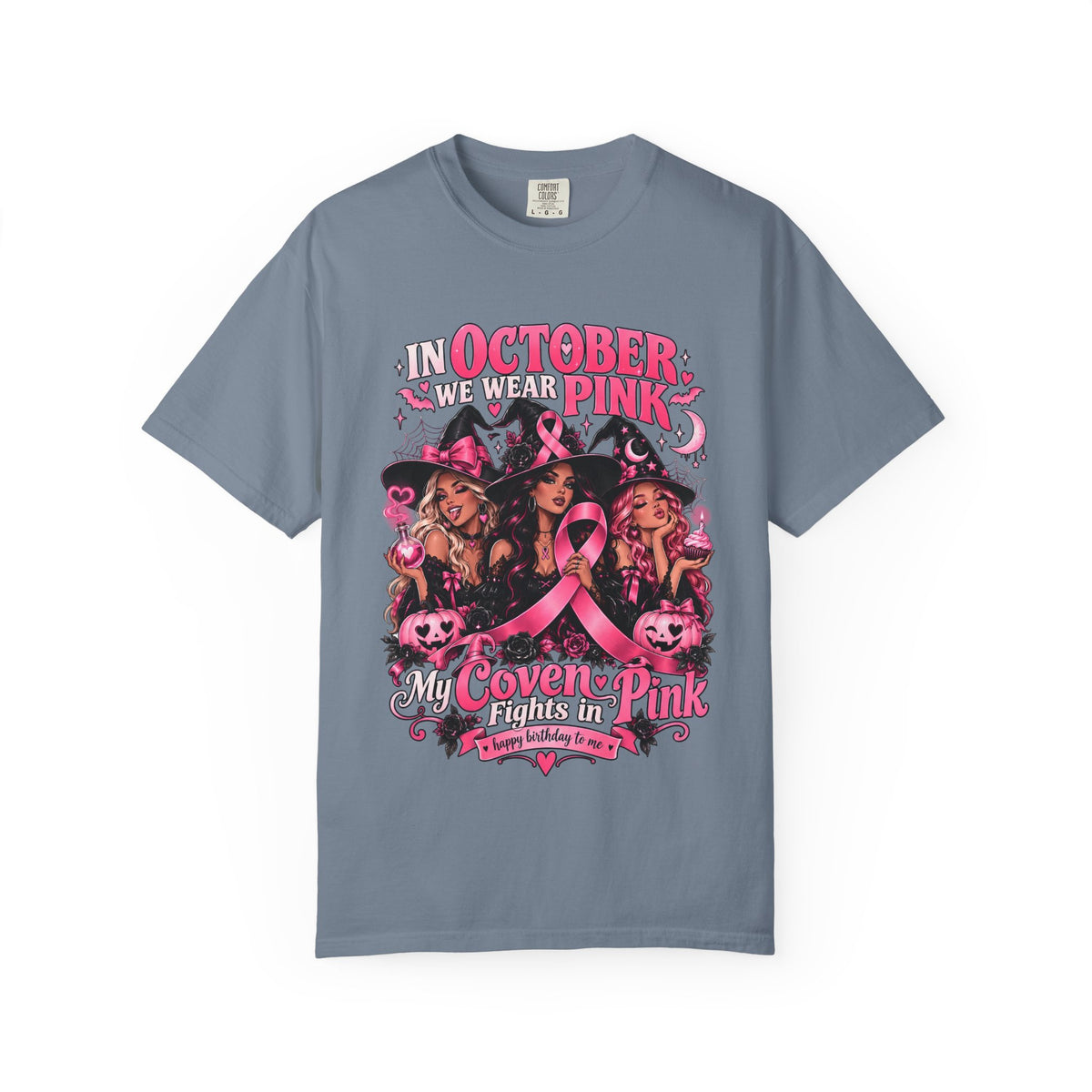 In October We Wear Pink My Coven Fights in Pink Tee