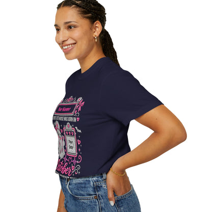 Personalized Spooky Cute Nurse October Birthday Comfort Colors Tee