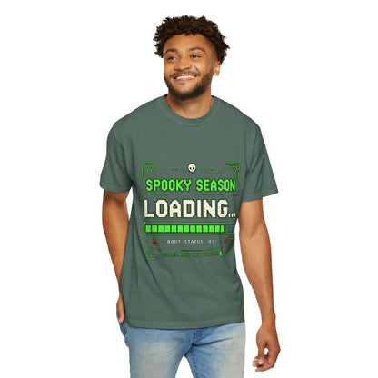 Spooky Season Loading Gamer Halloween Comfort Colors Tee