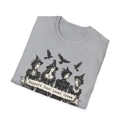Support Your Local Coven Feminist Witch T-Shirt