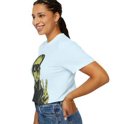 Frankenstein Bubblegum Peace Sign Comfort Colors T-Shirt