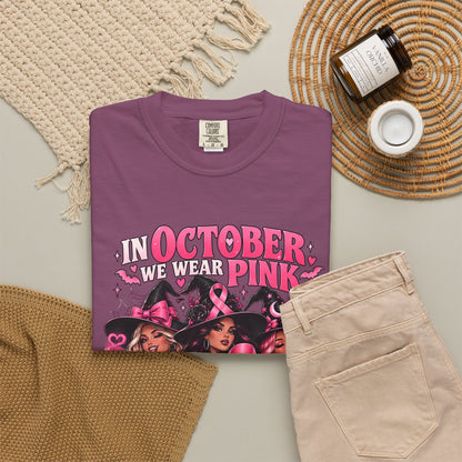 In October We Wear Pink My Coven Fights in Pink Tee