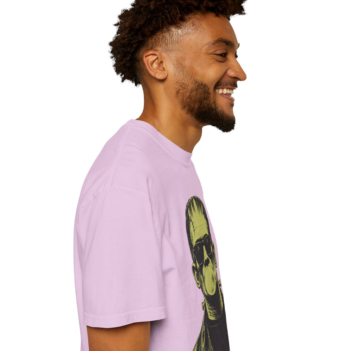 Frankenstein Bubblegum Peace Sign Comfort Colors T-Shirt