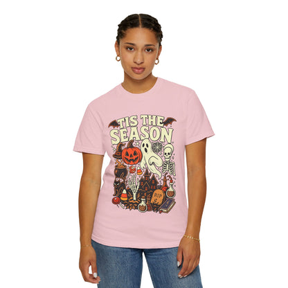Tis the Season Spooky Halloween Comfort Colors Graphic Tee