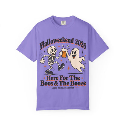 Halloweekend 2026 Boos & Booze Comfort Colors Tee