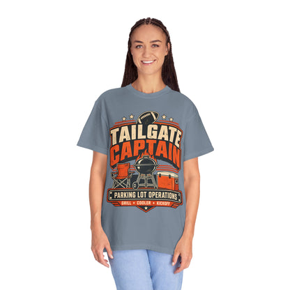 Tailgate Captain Football Game Day Comfort Colors T-Shirt