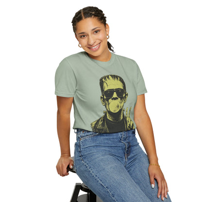 Frankenstein Bubblegum Peace Sign Comfort Colors T-Shirt