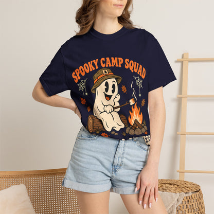 Spooky Camp Squad Campfires & Cobwebs Comfort Colors Tee