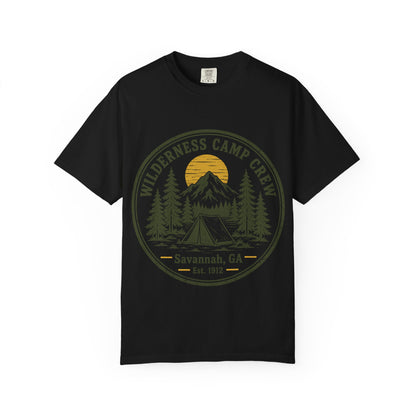 Wilderness Camp Crew Savannah GA Comfort Colors Tee