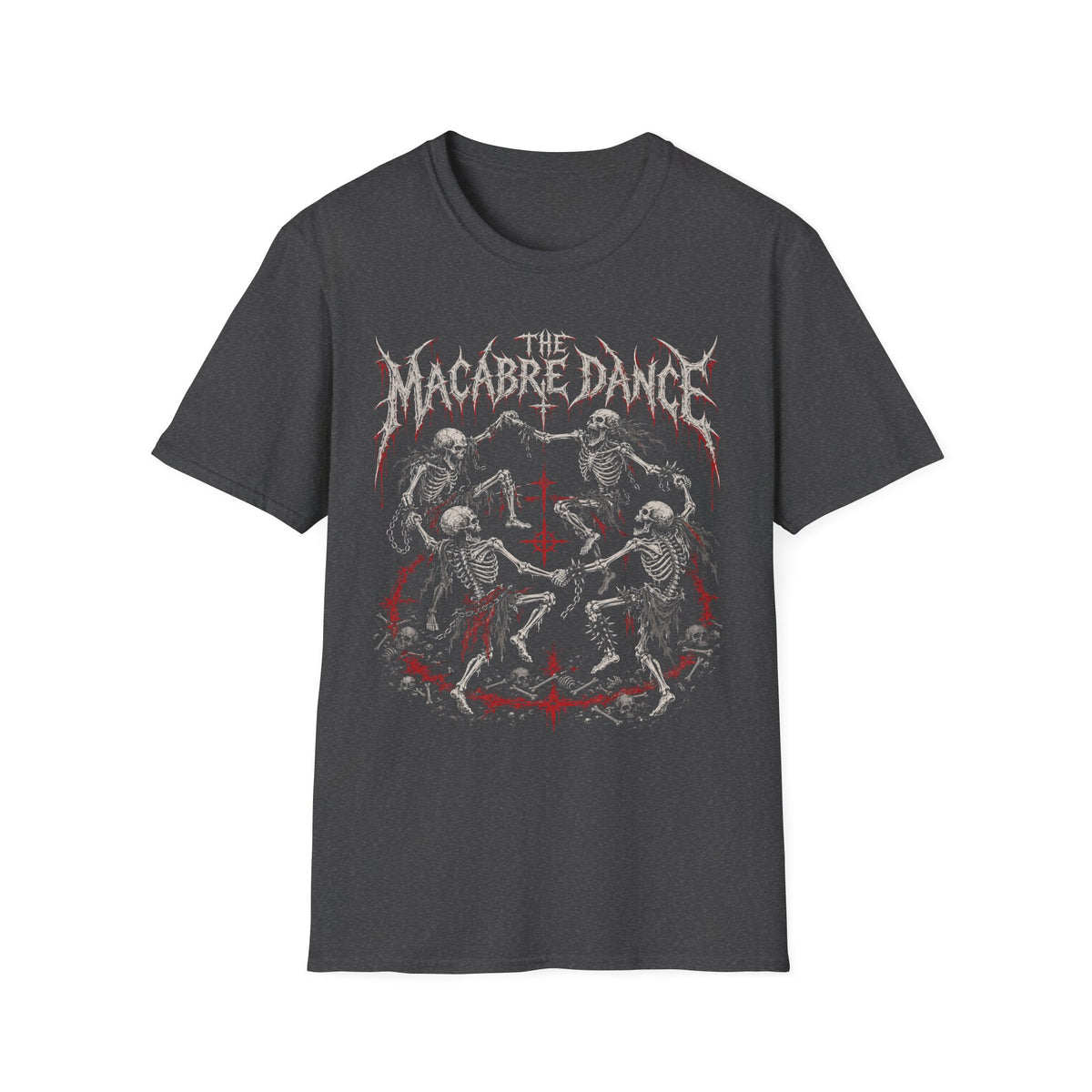 Brutal Metal Mosh Pit Skeletons T-Shirt