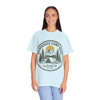 Wilderness Camp Crew Savannah GA Comfort Colors Tee