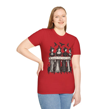 Support Your Local Coven Feminist Witch T-Shirt