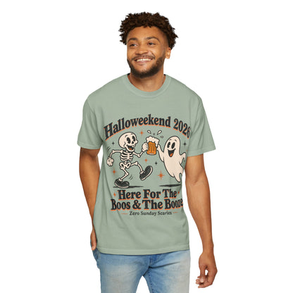 Halloweekend 2026 Boos & Booze Comfort Colors Tee