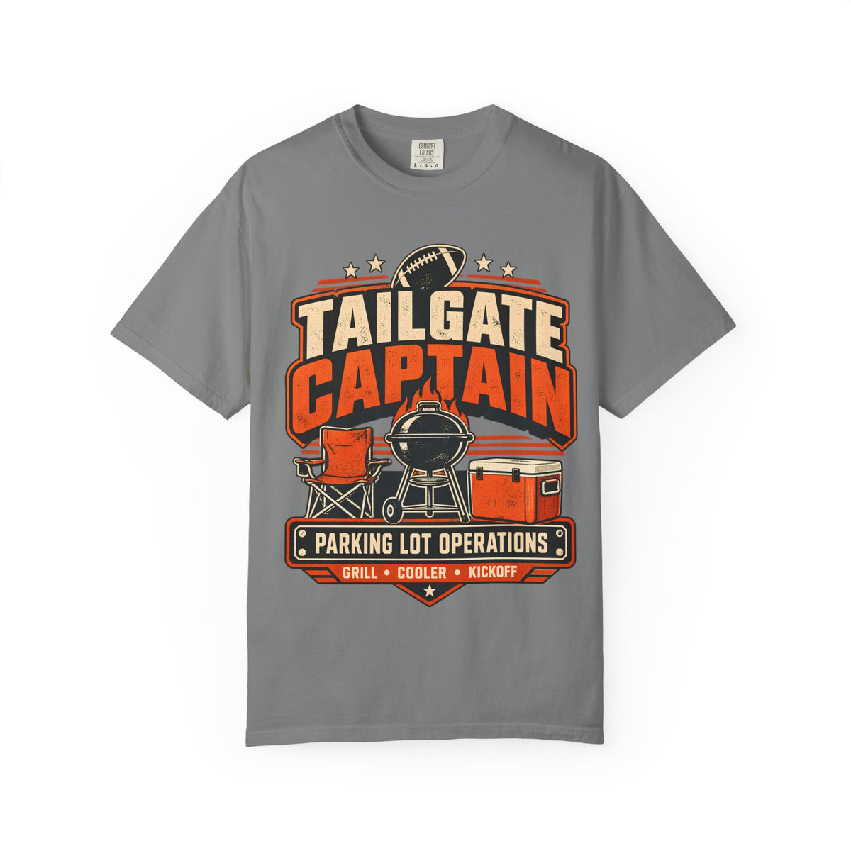 Tailgate Captain Football Game Day Comfort Colors T-Shirt