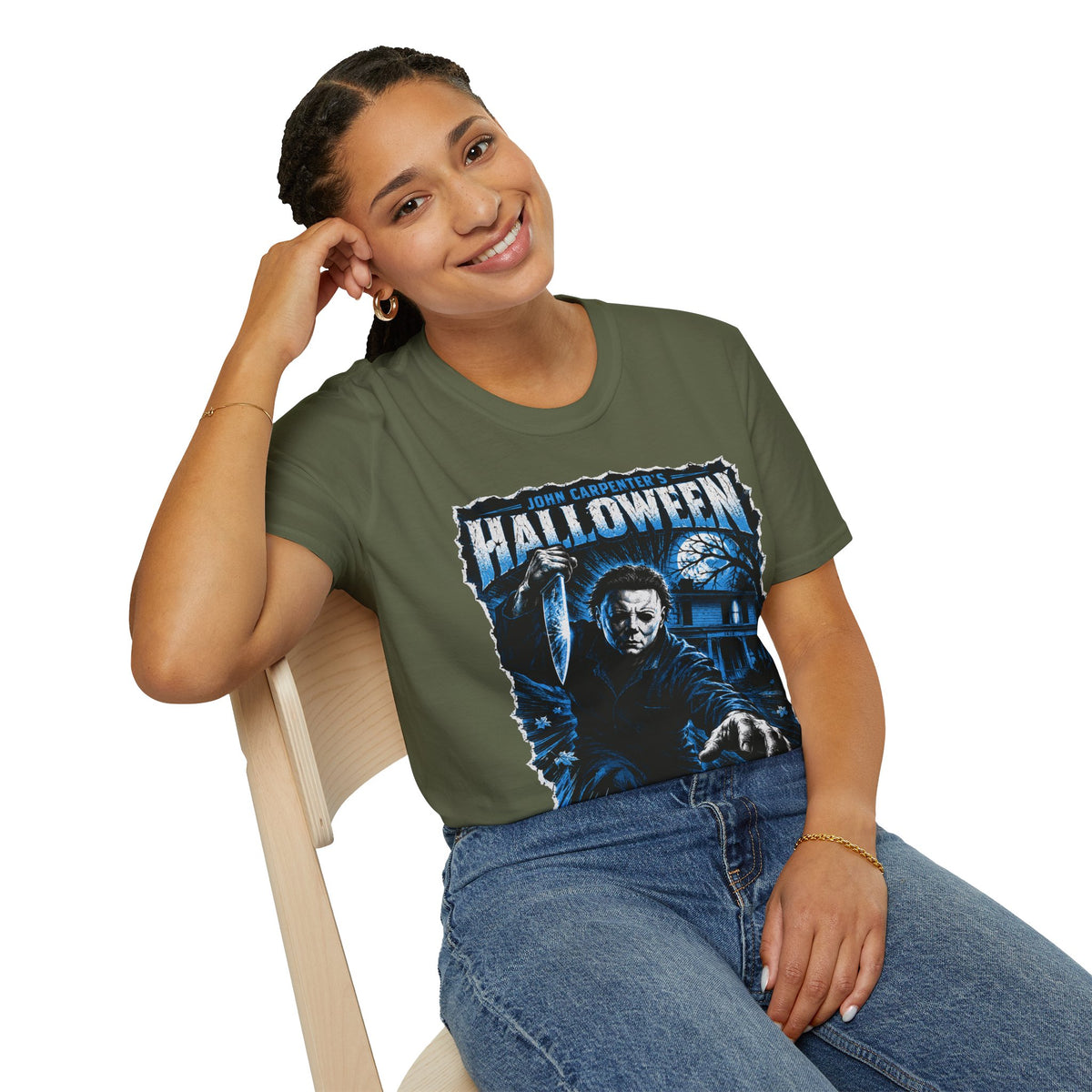 John Carpenter's Halloween Comic Book Style Shirt