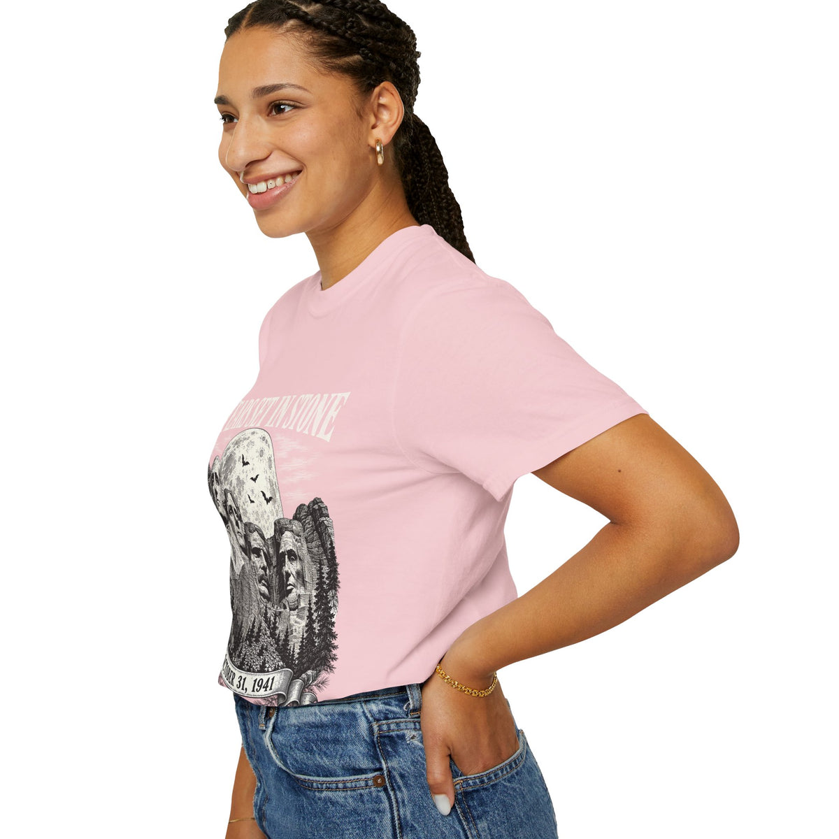 85 Years Set in Stone Mount Rushmore Comfort Colors Tee