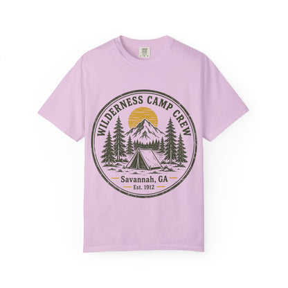 Wilderness Camp Crew Savannah GA Comfort Colors Tee