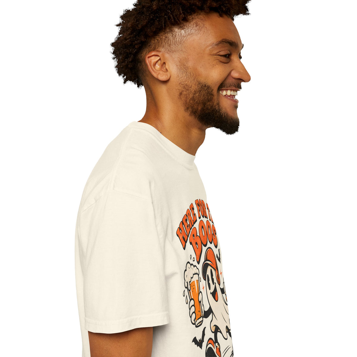 Here for the Boos Baseball Halloween Comfort Colors Tee