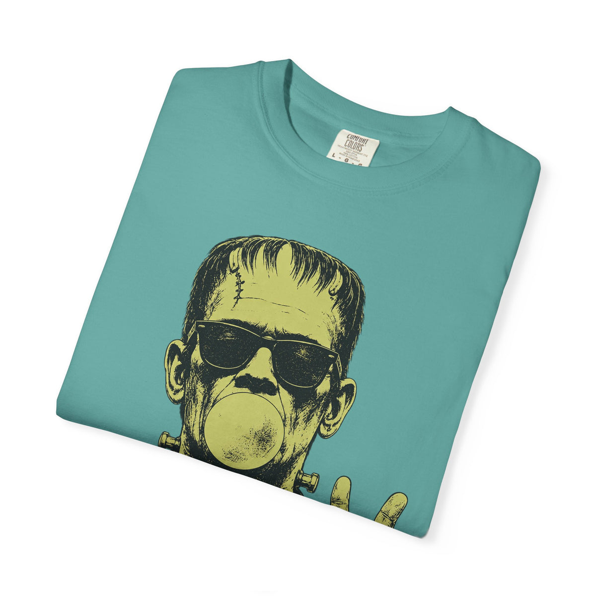 Frankenstein Bubblegum Peace Sign Comfort Colors T-Shirt