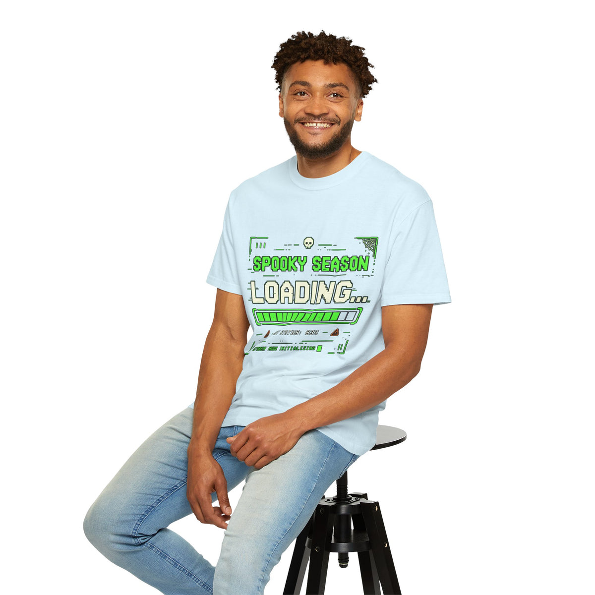 Spooky Season Loading Gamer Halloween Comfort Colors Tee