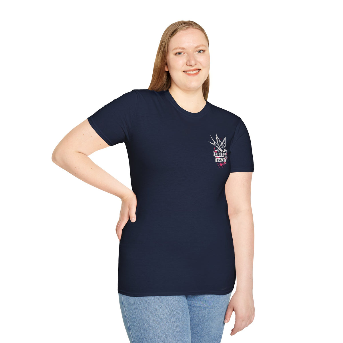 Raising Rebels Girl Dad Biker Graphic Tee