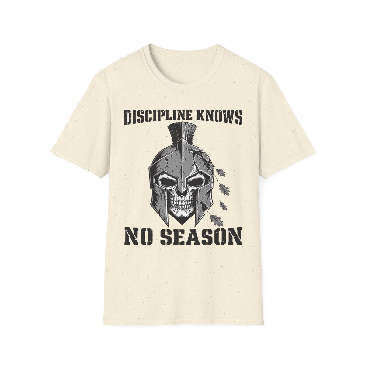 Discipline Knows No Season Shirt – Spartan Skull Stoic Warrior Tee