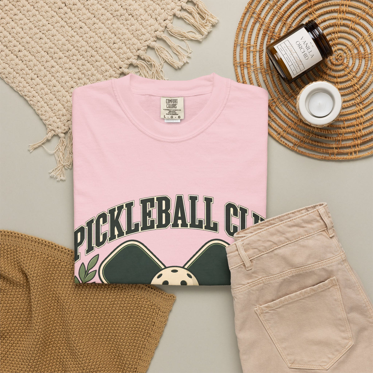 Pickleball Club Court Time Over Screen Time Comfort Colors Tee