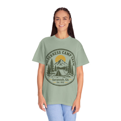 Wilderness Camp Crew Savannah GA Comfort Colors Tee