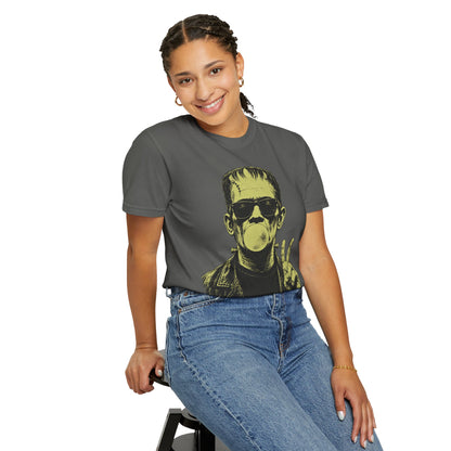 Frankenstein Bubblegum Peace Sign Comfort Colors T-Shirt