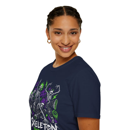 90s Skateboarding Skeleton Dance Crew T-Shirt