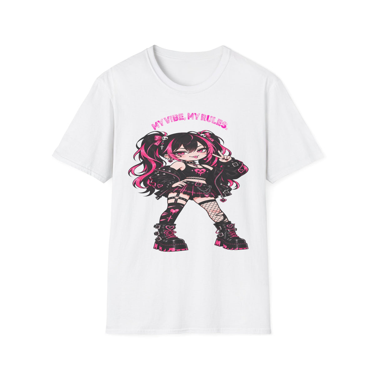 My Vibe, My Rules Anime Chibi Graphic Tee