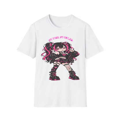 My Vibe, My Rules Anime Chibi Graphic Tee
