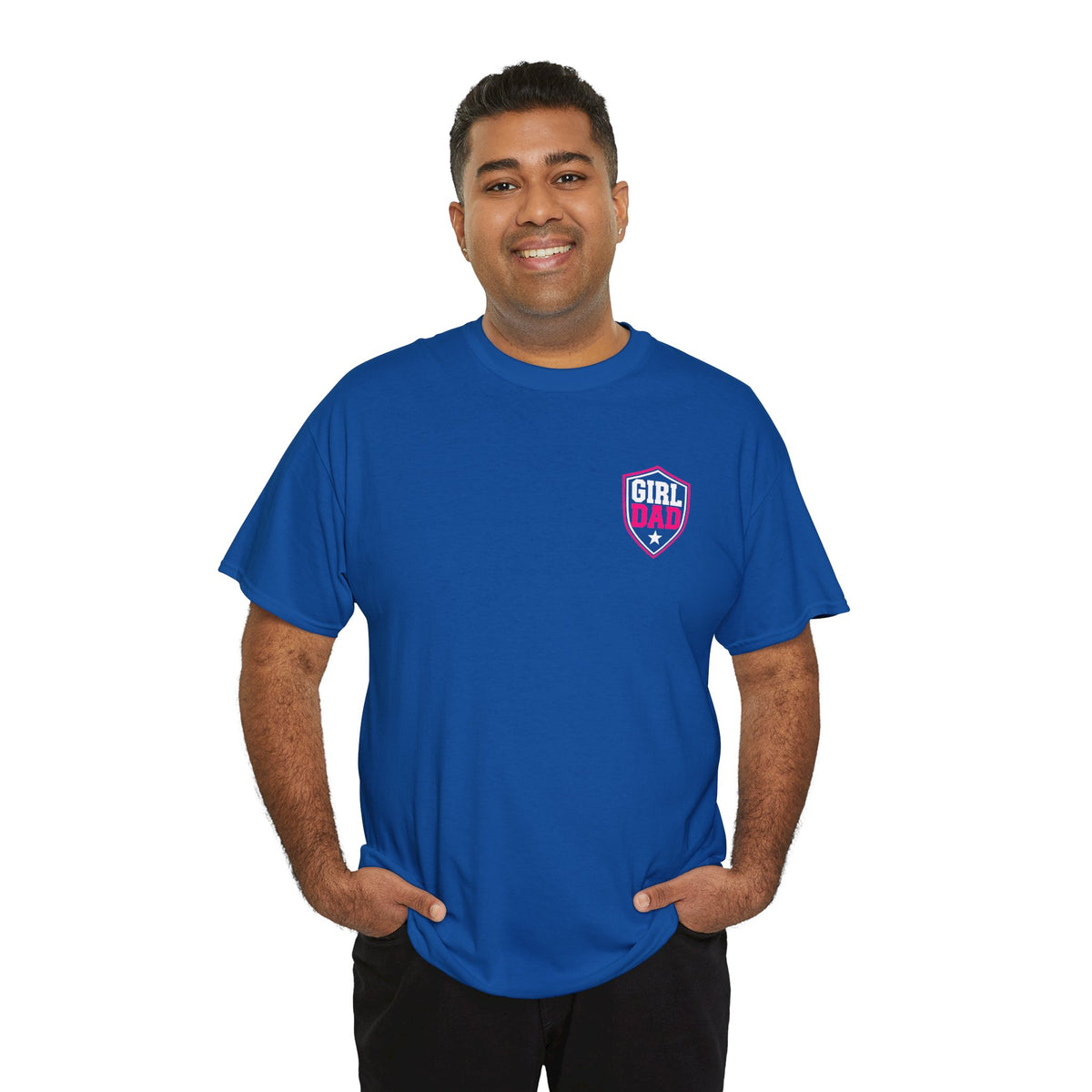 Girl Dad I Raise Strong Girls Graphic Tee