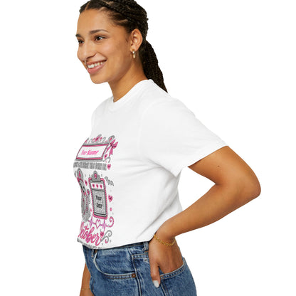 Personalized Spooky Cute Nurse October Birthday Comfort Colors Tee