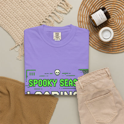 Spooky Season Loading Gamer Halloween Comfort Colors Tee
