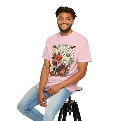 Tis the Season Spooky Halloween Comfort Colors Graphic Tee